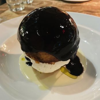 Pastavino - Sicilian olive oil cake with blueberry sugo - Italian Near Me - Staten Island, New York Pastavino - Sicilian olive oil cake with blueberry sugo - Italian Near Me - Staten Island, New York