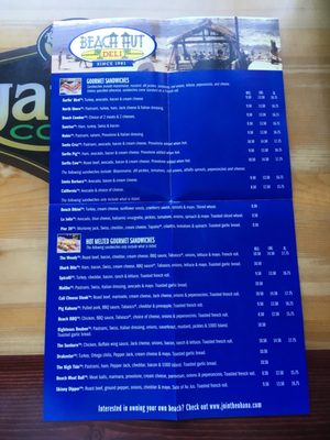 Menu photo 8 Beach Hut Deli San Diego, CA Menu photo 8 Beach Hut Deli San Diego, CA