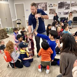 Radnor Memorial Library - Radnor Memorial Library -- animal visit from Eyes of The Wild Refuge