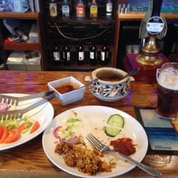 Jolly Waggoners - Chicken Biryani and a salad. With a pint, of course!
