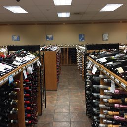 rows of bottles of wine