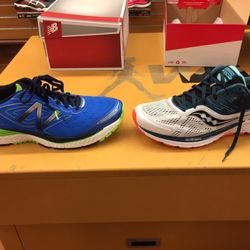 Running Room - New Balance and Saucony choices