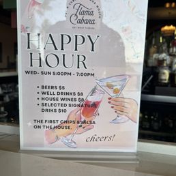 Solid happy hour specials!