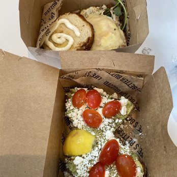 Better Buzz Coffee La Jolla - Better breakfast sandwich and feta avocado toast - Coffee & Tea Near Me - San Diego, California