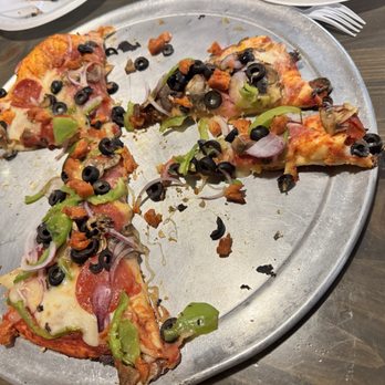 Pizza Barn - Large Pizza Barn Special, so delish couldn't wait to take pic - Pizza Near Me - Elko, Nevada Pizza Barn - Large Pizza Barn Special, so delish couldn't wait to take pic - Pizza Near Me - Elko, Nevada
