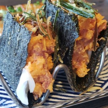 Master X Ramen - Spicy Tuna Taco - Ramen Near Me - Houston, Texas Master X Ramen - Spicy Tuna Taco - Ramen Near Me - Houston, Texas
