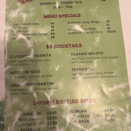 Menu Menu
