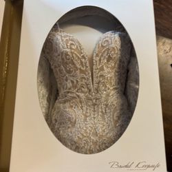 Mario's French Dry Cleaners and Wedding Gown Preservation - She said yes to this gorgeous Pnina Tornai wedding gown  -- and we said YES to preserving it!