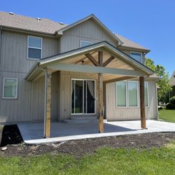 All Weather Decks - Gable style patio cover