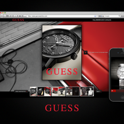 Digital Surgeons - Website and Mobile App for Guess Watches