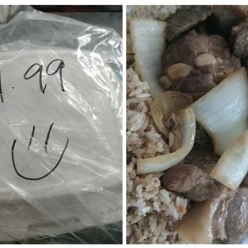 3J's Asian Market - This a 2 item combo. It comes with steamed rice and your choice of 2 entrees (price will vary sometimes). This is pork adobo and rice. - Grocery Near Me - Suisun City, California 3J's Asian Market - This a 2 item combo. It comes with steamed rice and your choice of 2 entrees (price will vary sometimes). This is pork adobo and rice. - Grocery Near Me - Suisun City, California