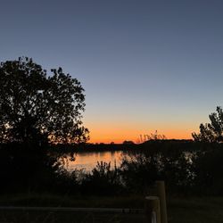 Tom Lee Park - Sunset on the river