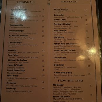 Amelia's 1931 - Menu - Cuban Near Me - Miami, Florida Amelia's 1931 - Menu - Cuban Near Me - Miami, Florida