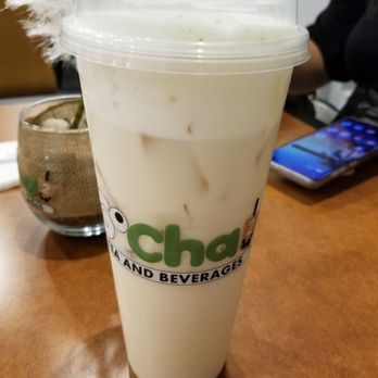 Gocha Tea & Beverages 2 - October 2: My favorite! Jasmine Green Milk Tea with Cheese Foam (Solo photo) - Bubble Tea Near Me - Kansas City, Missouri Gocha Tea & Beverages 2 - October 2: My favorite! Jasmine Green Milk Tea with Cheese Foam (Solo photo) - Bubble Tea Near Me - Kansas City, Missouri