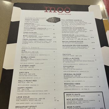Moo Creamery - Menu - Burgers Near Me - Bakersfield, California