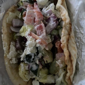 Austin's Habibi - Gyro Wrap Come with Fries - Mediterranean Near Me - Austin, Texas