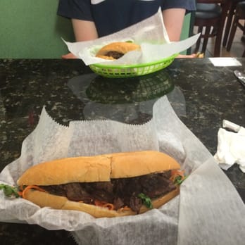 Country Pho - Grilled beef sandwhich light mayo cilantro and with jalapeños ... It's the business - Vietnamese Near Me - Rosenberg, Texas