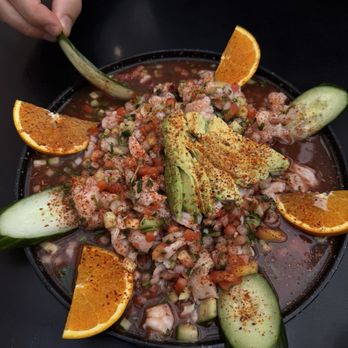 El Santo Tacos and Tequila - Ceviche Campechano - Mexican Near Me - Marquette, Michigan