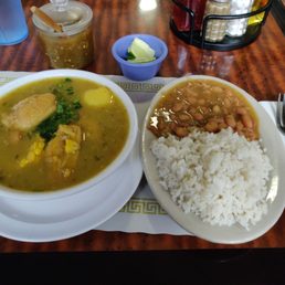 Thursday special: Chicken soup with choice of two sides (rice and beans). $7.75. Thursday special: Chicken soup with choice of two sides (rice and beans). $7.75.