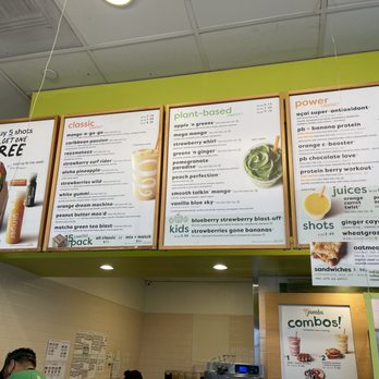Jamba - Front menu - Juice Bars & Smoothies Near Me - Hayward, California