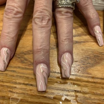 Vogue Nails and Spa - Full set with nail art. Ask for Tina....she is very creative! - Nail Salons Near Me - Clovis, California Vogue Nails and Spa - Full set with nail art. Ask for Tina....she is very creative! - Nail Salons Near Me - Clovis, California