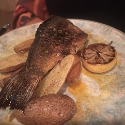 Branzino entree -- perfectly cooked. Branzino entree -- perfectly cooked.