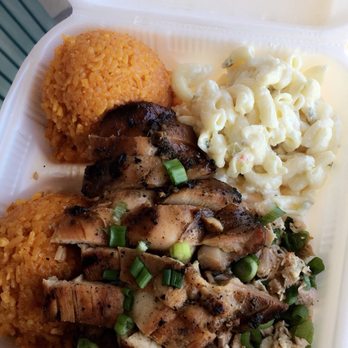 Chamorro Grill - Chicken kelaguen and bbq chicken plate. - Hawaiian Near Me - San Diego, California