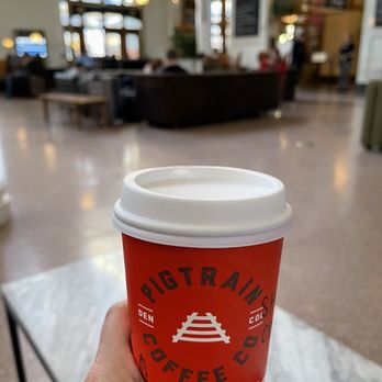 Pigtrain Coffee Co - Sage Honey Latte - Coffee & Tea Near Me - Denver, Colorado