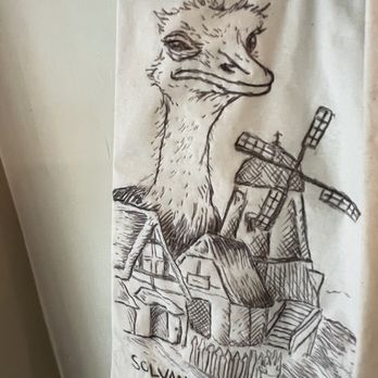 Brekkies - I can't stop admiring this sketch of an Ostrichland Emu! - Breakfast & Brunch Near Me - Solvang, California Brekkies - I can't stop admiring this sketch of an Ostrichland Emu! - Breakfast & Brunch Near Me - Solvang, California