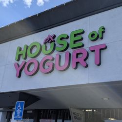 House Of Yogurt - Super easy to find, you can't miss that sign