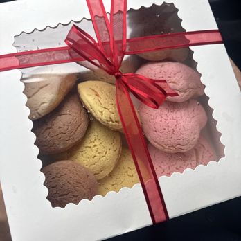 Don Luis Bakery - Ok but how cute are these heart shaped conchas! I got the dozen they're small and perfect! - Bakeries Near Me - Cotati, California