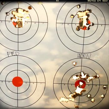 Sportsman's Elite - TL: AR10 Federal ammo at 300 yards. TR: AR10 WhiteTail ammo at 300 yards. BR: Desert Eagle and Colt 1911 .45s Magtech ammo at 15yards. - Guns & Ammo Near Me - El Paso, Texas Sportsman's Elite - TL: AR10 Federal ammo at 300 yards. TR: AR10 WhiteTail ammo at 300 yards. BR: Desert Eagle and Colt 1911 .45s Magtech ammo at 15yards. - Guns & Ammo Near Me - El Paso, Texas