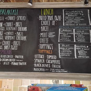B & D’s Bagels and Locks - Menu- it'd be nice to have prices on the menu. With it being a chalkboard, that's a fairly easy thing to do. - Bagels Near Me - Lockport, New York B & D’s Bagels and Locks - Menu- it'd be nice to have prices on the menu. With it being a chalkboard, that's a fairly easy thing to do. - Bagels Near Me - Lockport, New York