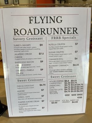 Menu photo 6 Flying Roadrunner Bakery Albuquerque, NM