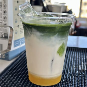Salud Coffee - Mango matcha - Cafes Near Me - Long Beach, California Salud Coffee - Mango matcha - Cafes Near Me - Long Beach, California