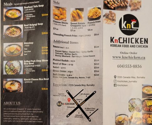 Menu photo 4 KnChicken Burnaby, BC Menu photo 4 KnChicken Burnaby, BC