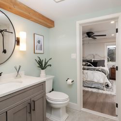 Creative Contracting - Basement Guest bedroom & Bathroom Remodel North Wales