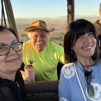 Skyline Balloons - This is me, my mom and the pilot of the hot air balloon! - Hot Air Balloons Near Me - Perris, California Skyline Balloons - This is me, my mom and the pilot of the hot air balloon! - Hot Air Balloons Near Me - Perris, California