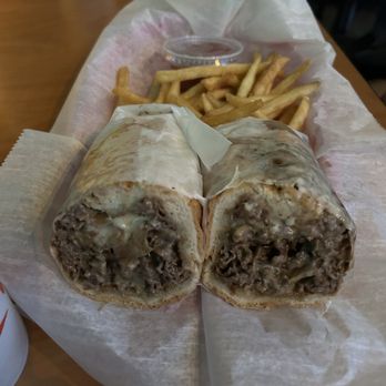 Waves Sandwich Company - Cheesesteak with a side of fries - Sandwiches Near Me - Hopewell, Virginia Waves Sandwich Company - Cheesesteak with a side of fries - Sandwiches Near Me - Hopewell, Virginia
