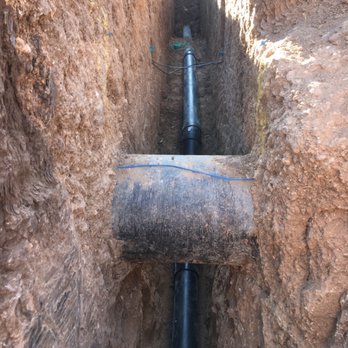 Rowdy Rooter - Installing a commercial sewer lateral, located and dig around a city water main without conflict - General Contractors Near Me Rowdy Rooter - Installing a commercial sewer lateral, located and dig around a city water main without conflict - General Contractors Near Me