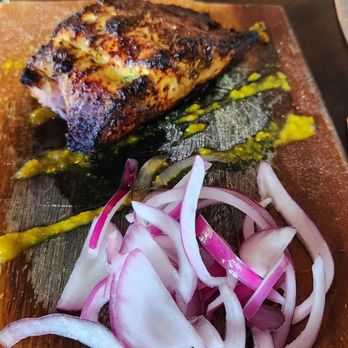 Khan Saab Desi Craft Kitchen - Smoked salmon - Pakistani Near Me - Fullerton, California