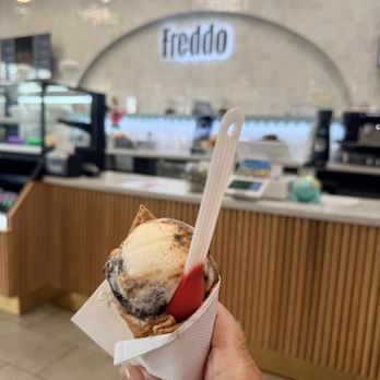 Freddo - Cookies and cream ice cream cone - Gelato Near Me - Las Vegas, Nevada