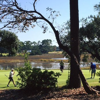 The Pearl - The Pearl East Course Hole 16 Green overlooking the Calabash River, Calabash, NC - Golf Near Me - Calabash, North Carolina