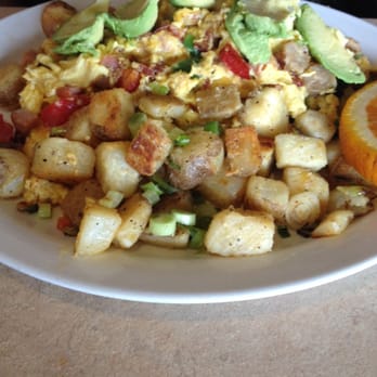 Cafe Cup - Springdale scramble! Very good. - Breakfast & Brunch Near Me - Huntington Beach, California