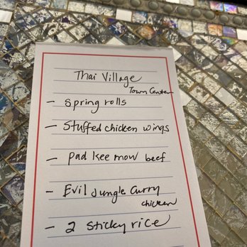 Thai Village - Our usual go-to order - Thai Near Me - Mililani, Hawaii