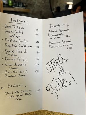 Menu photo 5 Tostevere San Miguel de Allende, GUA