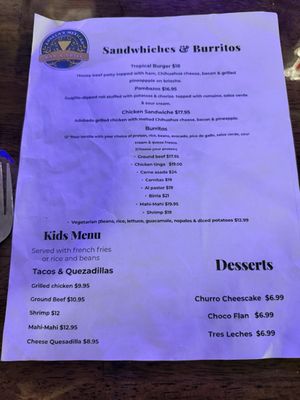 Menu photo 1 Angela's Mexican Bar & Grill Key Largo, FL Menu photo 1 Angela's Mexican Bar & Grill Key Largo, FL