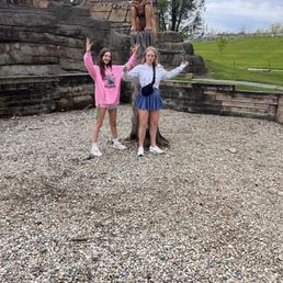 Granddaughter with friend as alphas!