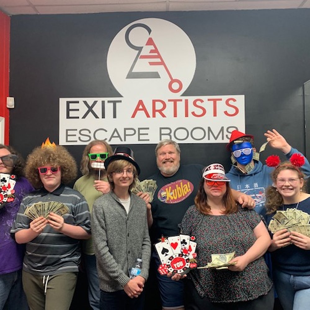 Exit Artists Escape Rooms - The successful heist team! - Escape Games Near Me - Burbank, California Exit Artists Escape Rooms - The successful heist team! - Escape Games Near Me - Burbank, California