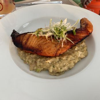 Cafe Hiro - Miso Salmon with Mushroom Risotto - Italian Near Me - Cypress, California Cafe Hiro - Miso Salmon with Mushroom Risotto - Italian Near Me - Cypress, California